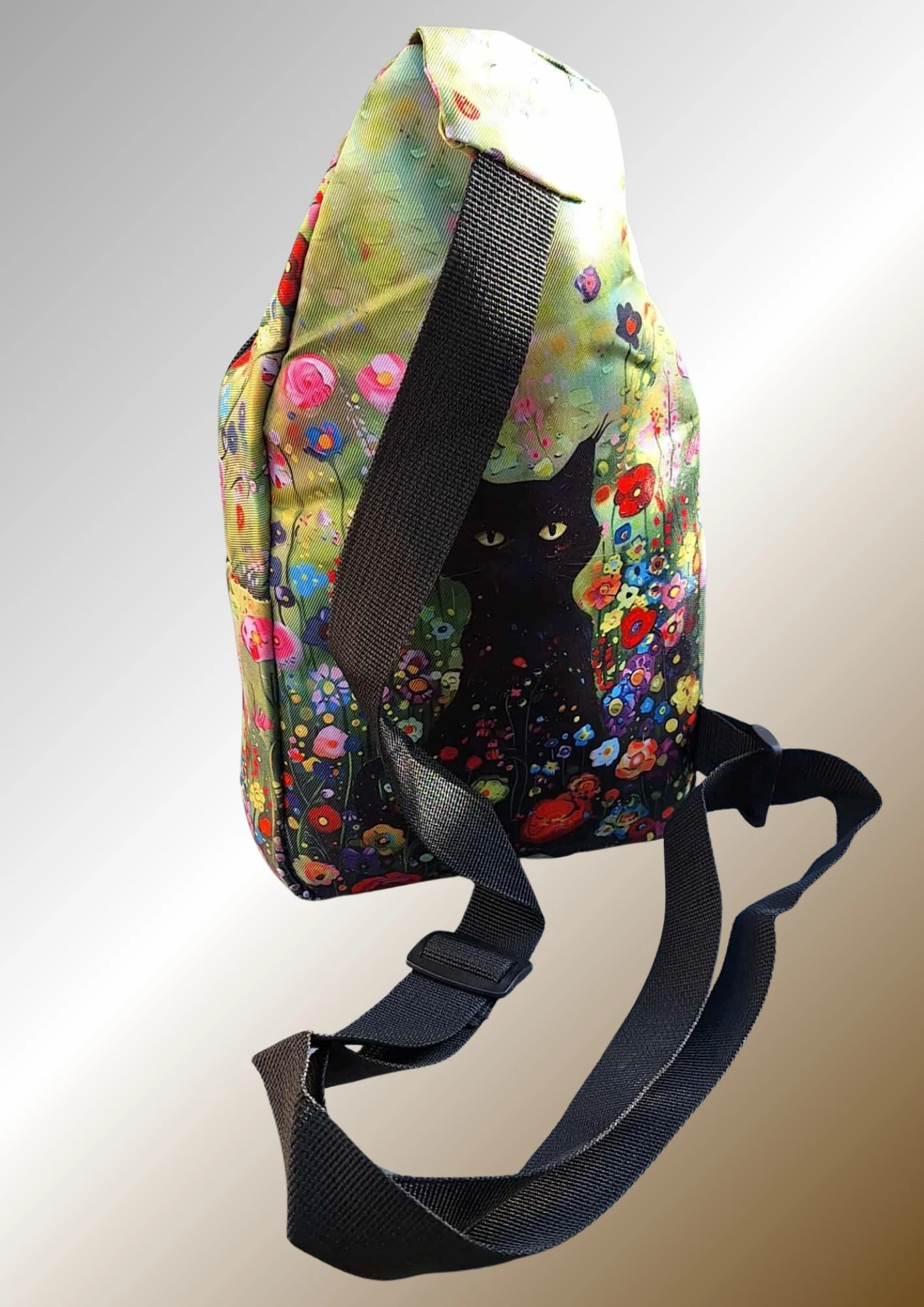 Chat Noir Multicolore Crossbody Bag – photo 9